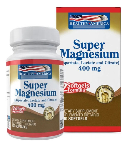 Super Magnesium 400mg 100 Cap - Unidad a $551