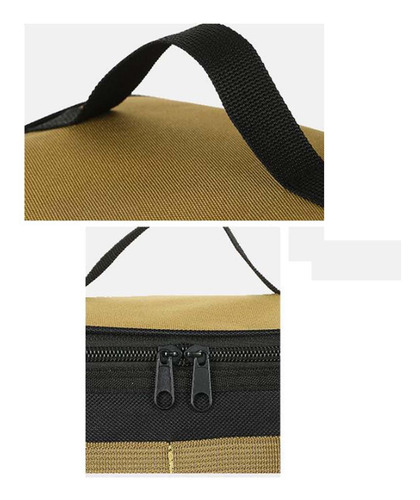Bolsa De Tarros De Especias Para Acampar, Con Frascos