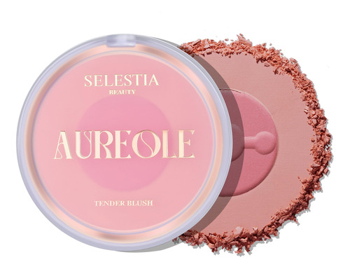 Selestia Beauty Blush Duo Aureole - Rubor Rosa De Alta Pigme