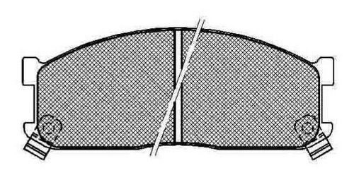 Pastilla De Freno  Para  -besta (furgon) 90/94 Delantera