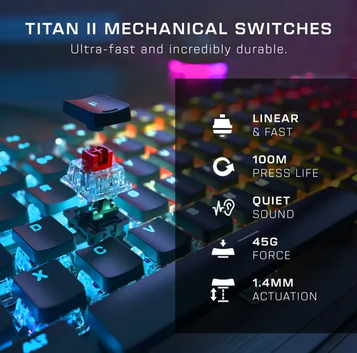 Teclado Mecanico Rgb Turtle Beach Vulcan Ii Full Size