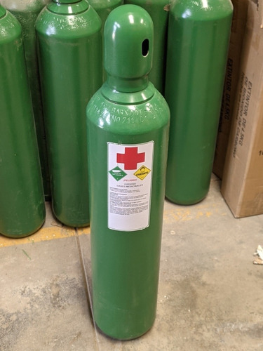 Imagen 1 de 3 de Cilindro Tanque De Oxígeno 2000 Lts. Nvo. Incluye Accesorios