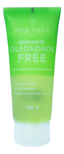Sabonete Oleosidade Free Mia Make Momento de aplicação Dia/Noite Tipo de pele Todo tipo de pele