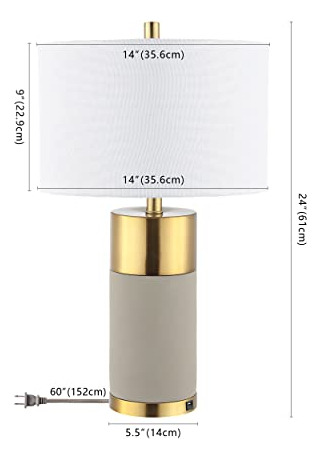 Lámparas Mesa Grey Gold Led (set 2) - Estilo Moderno