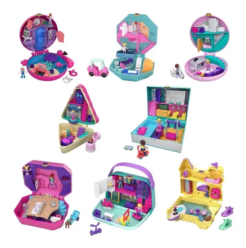 Set De Juego Polly Pocket Mini Mundos De Aventura Env o gratis