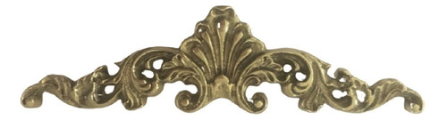 Aplique Em Bronze Para Móveis Maravilhoso Arcas Lar 4 Peças Cor Dourado-escuro