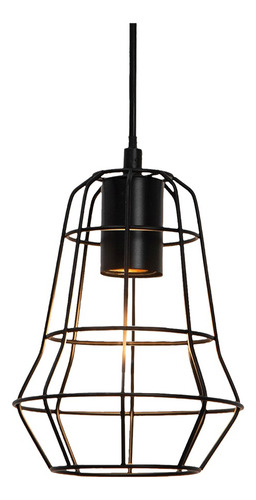 Portalampara E27 De Techo 88871 Led De Metal En Color Negro Ledvance