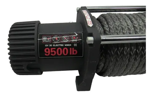 Winche Eléct. 9500 Libras 12v Poila F/carbono Envio Gratis