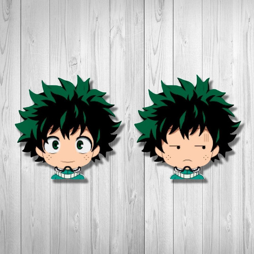 Sticker 3d 2x1 Izuku Midoriya Deku Boku No Hero / My Hero