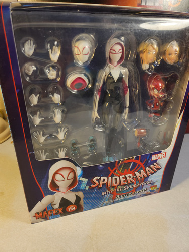 Mafex Spider Gwen 134 Spiderman Into The Spider Verse 2320ms (Usado)