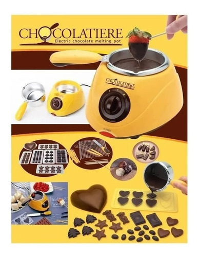 Imagen 4 de 6 de Maquina P/hacer Chocolate Bombones Fondue+acc Chocolatera