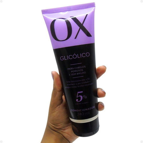 Kit Ox Glicólico: Shampoo, Condicionador E Máscara 240ml