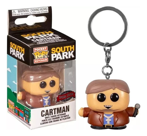 Llavero Funko Pop Keychain Cartman South Park Coleccion Color Café
