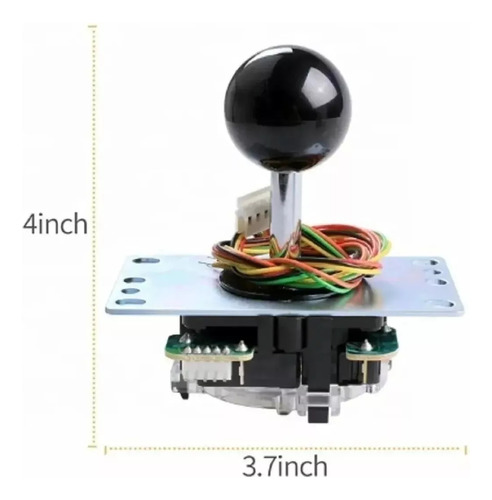 Kit Arcade Joystick Sanwa Original /palanca 10 Botones +chip