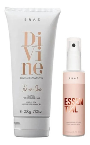 Braé Divine Ten In One Leave-in 200g + Mini Essential 60ml