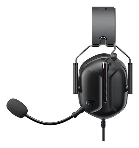 Auriculares Havit H2033d P2/p3 negros para jugadores de 50 mm
