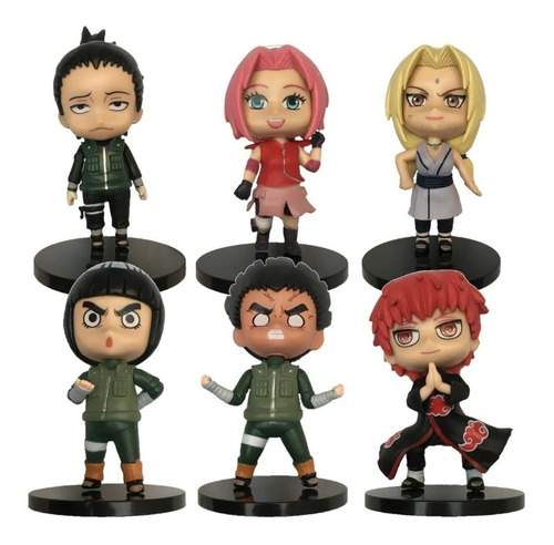 Naruto Figuras Set X 6 Ty-209 Gashapones 