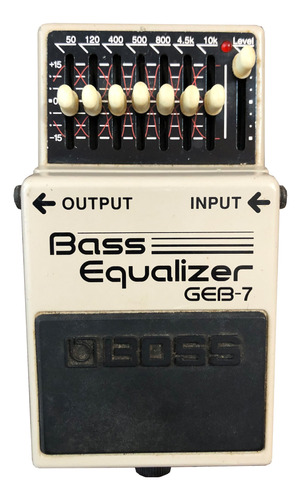 Pedal De Efeito Boss Geb7 Bass Equalizador Para Contra Baixo