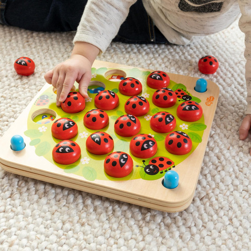 Fat Brain Toys Ladybugs Garden Memory Game - Juego De Mesa D