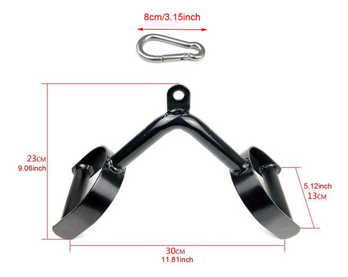 Tricep Press Barra Down Lat Puldownow Barra Pesada V Bar