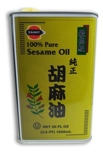 Aceite De Sésamo Puro 100% 1,656 Lts Producto Premium