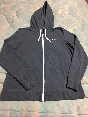 Nike Sudadera Para Caballero Talla Xl Gris Con Capucha