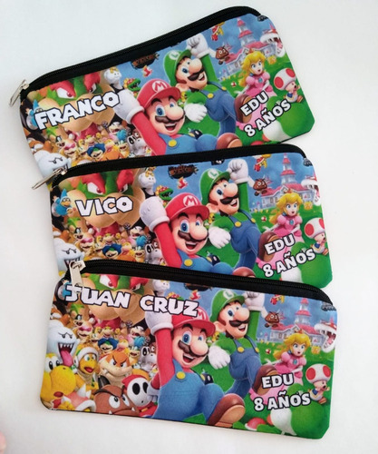 Souvenir Cartucheras Infantiles Personalizadas X15u