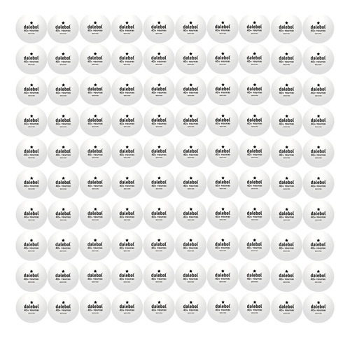 100 Bolas Bolinhas Tênis De Mesa Ping Pong Branco Cor Branca