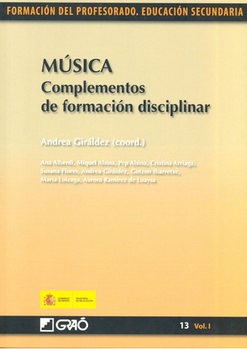 Libro Música - Complementos De Formación Disciplinar De Auto