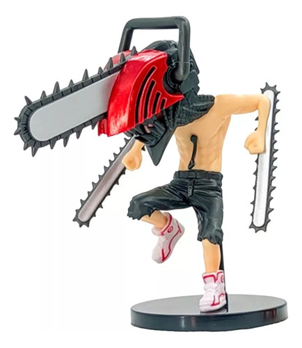 Figura Chainsaw Man Denji Pochita Anime Con Base