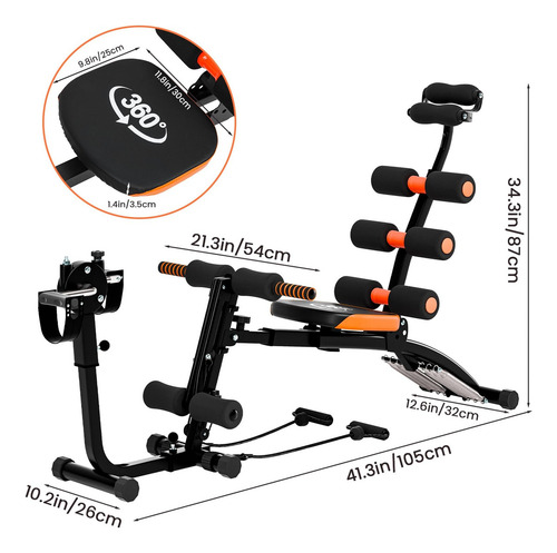 Qajexluz Bancos De Entrenamiento Abdominal Para Gimnasio En