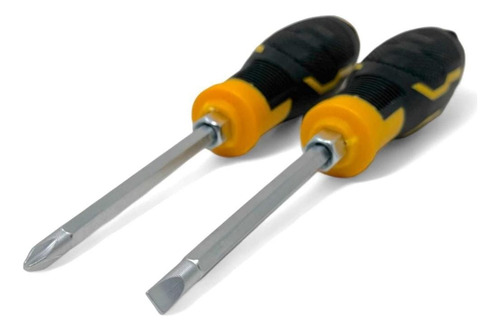Destornillador Doble 2 En 1 Philips Y Plano Bunt