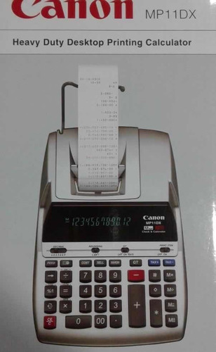 Calculadora  Sumadora 12 Digitos Canon Mp11dx.cinta De Nylon