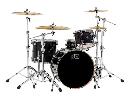 Dw Performance Series 4-piece Shell Pack Ebony Stain Lacquer