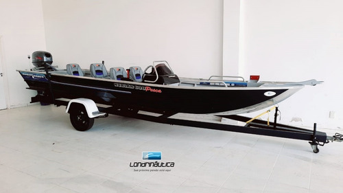 Lancha Alumínio Nublar 600 Pesca Com Motor 40hp Novo