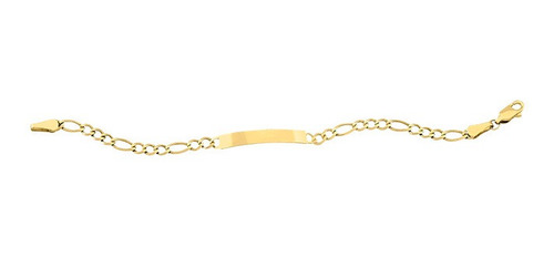 Esclava 3x1 Amarilla 14cm Oro 14k - 742