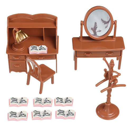 Set De Muebles En Miniatura, Accesorios Para Casas De Muñeca