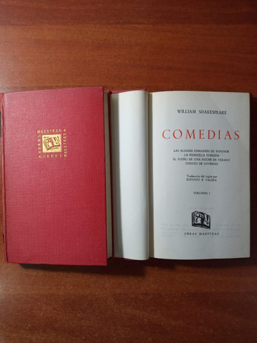 Comedias. Tomos I-ii [completo]. Shakespeare, William