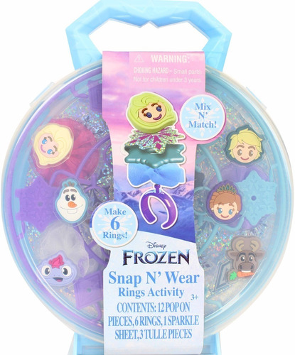 Frozen Snap N Wear Con 6 Anillos - Tara Toys