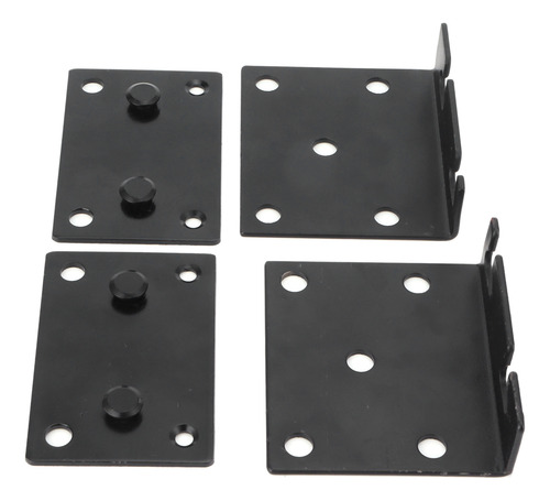 Soporte Para Bisagras De Cama, Conector De Herrajes De Hierr