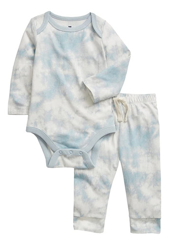Gap Baby Boys Bodysuit Outfit Set Sail Blue 3-6m