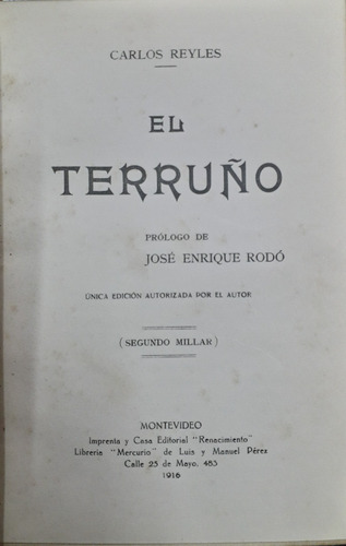 5476 El Terruño - Reyles, Carlos