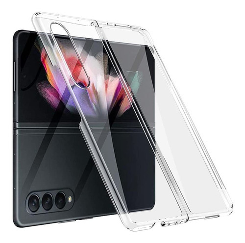 Capa Capinha Acrílica Fina Clear Ou Fosca Galaxy Z Fold 3 5g Cor Transparente