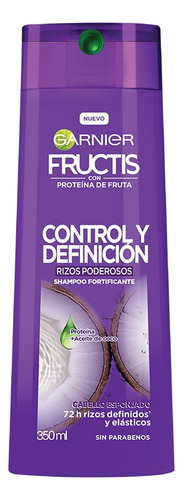  Shampoo Control Y Definición Rizos Poderosos 350ml Fructis