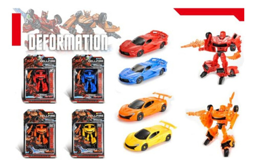 Figura De Accion Auto Transformer Truquito Varios Colores