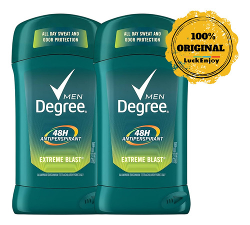 Kit 2un Desodorante/antitranspirante Degree Men Cool Rush