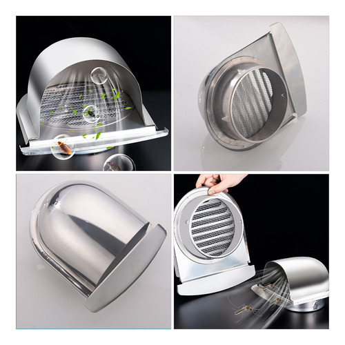 Ba Ventilación De Campana Extractora De Acero Inoxidable