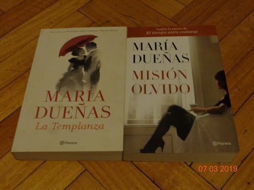 Lote 2 Novelas De María Dueñas. Misión Olvido - La T&-.