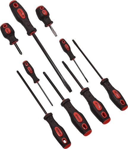 Set Kit Juego Destornilladores 9 Piezas 5 Plano + 4 Phillips