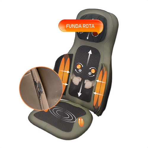 Asiento Masajeador Cervical Hombro Calor Espalda Aire Outlet